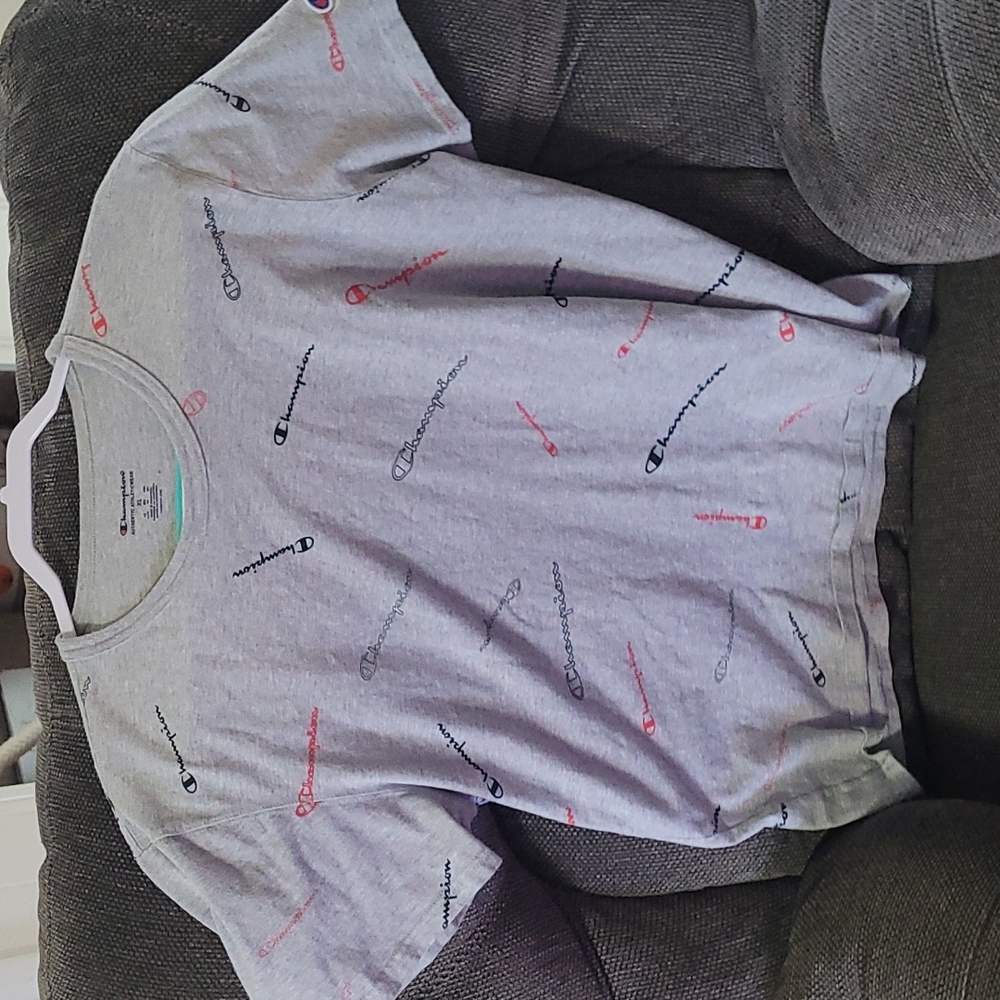 Championship logo tee, size xl women's, worn and washed once